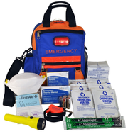 Securevac High-Visibility Shoulder/Sling Bag Personal 3-Day Disaster Emergency Kit