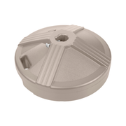 US Weight Patio Umbrella Base, Durable Outdoor Umbrella Base for Pairing with Patio Tables, Accommodates 1.0" - 1.5" Poles, Beige, 50 Lbs