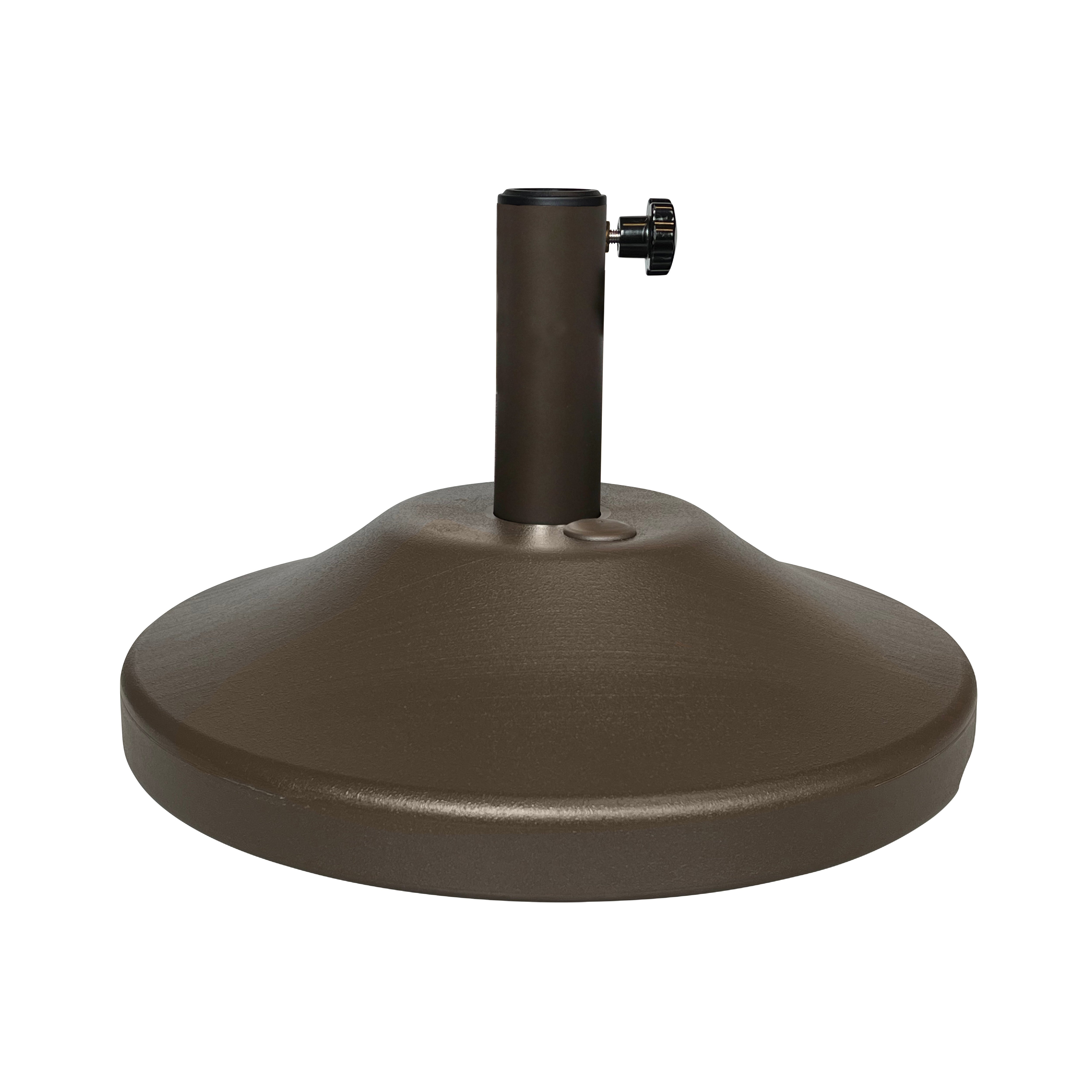 30 lb. Pre-Filled Umbrella Base for Patio Table (Bronze)