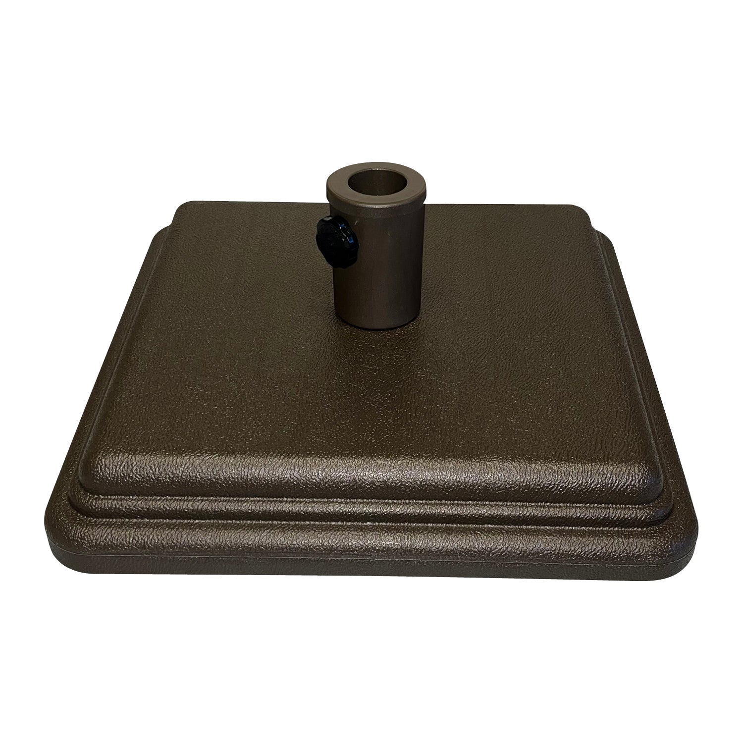 40 Pound Umbrella Base Designed to be Used with a Patio Table (Bronze)