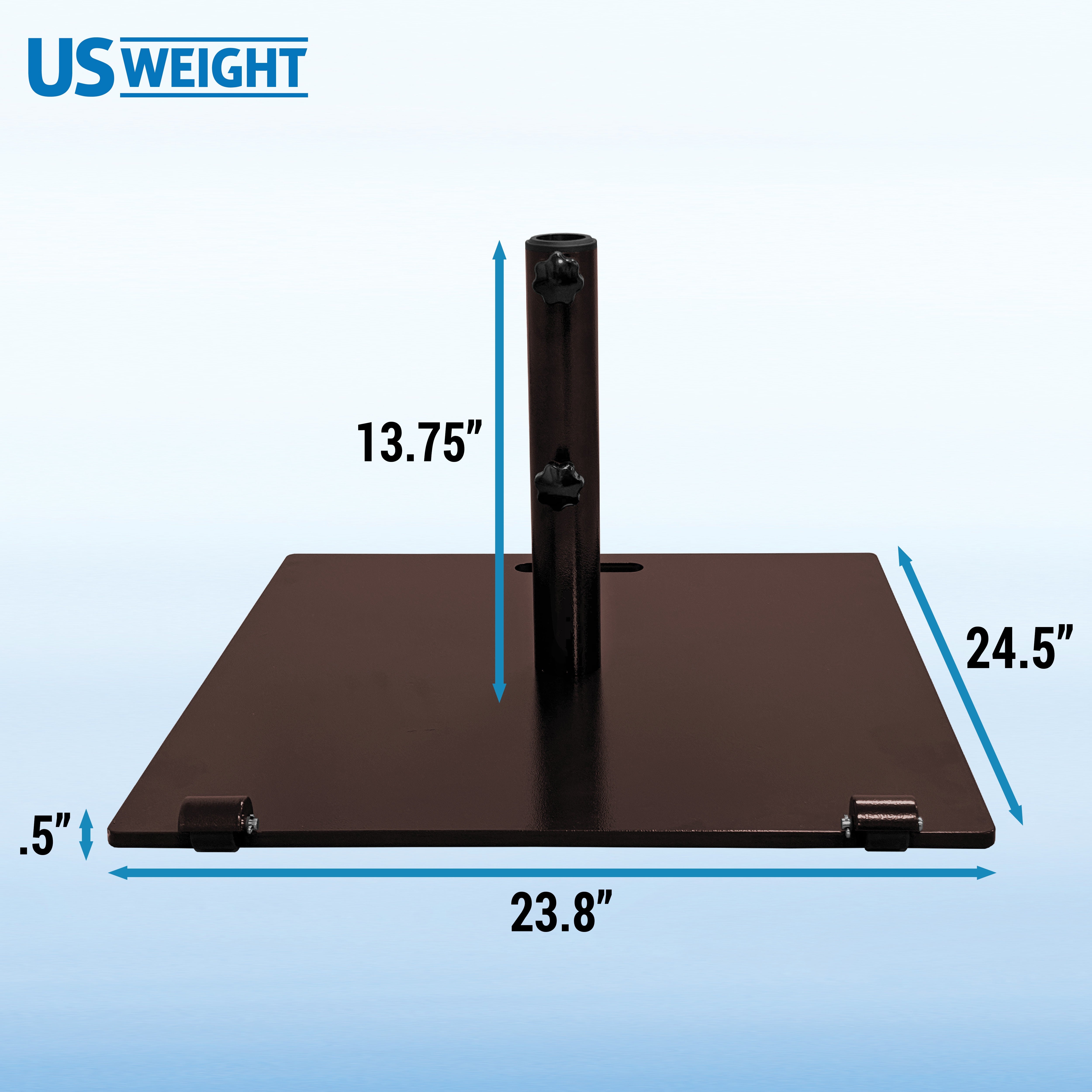 75 LB Flat Steel Umbrella Base