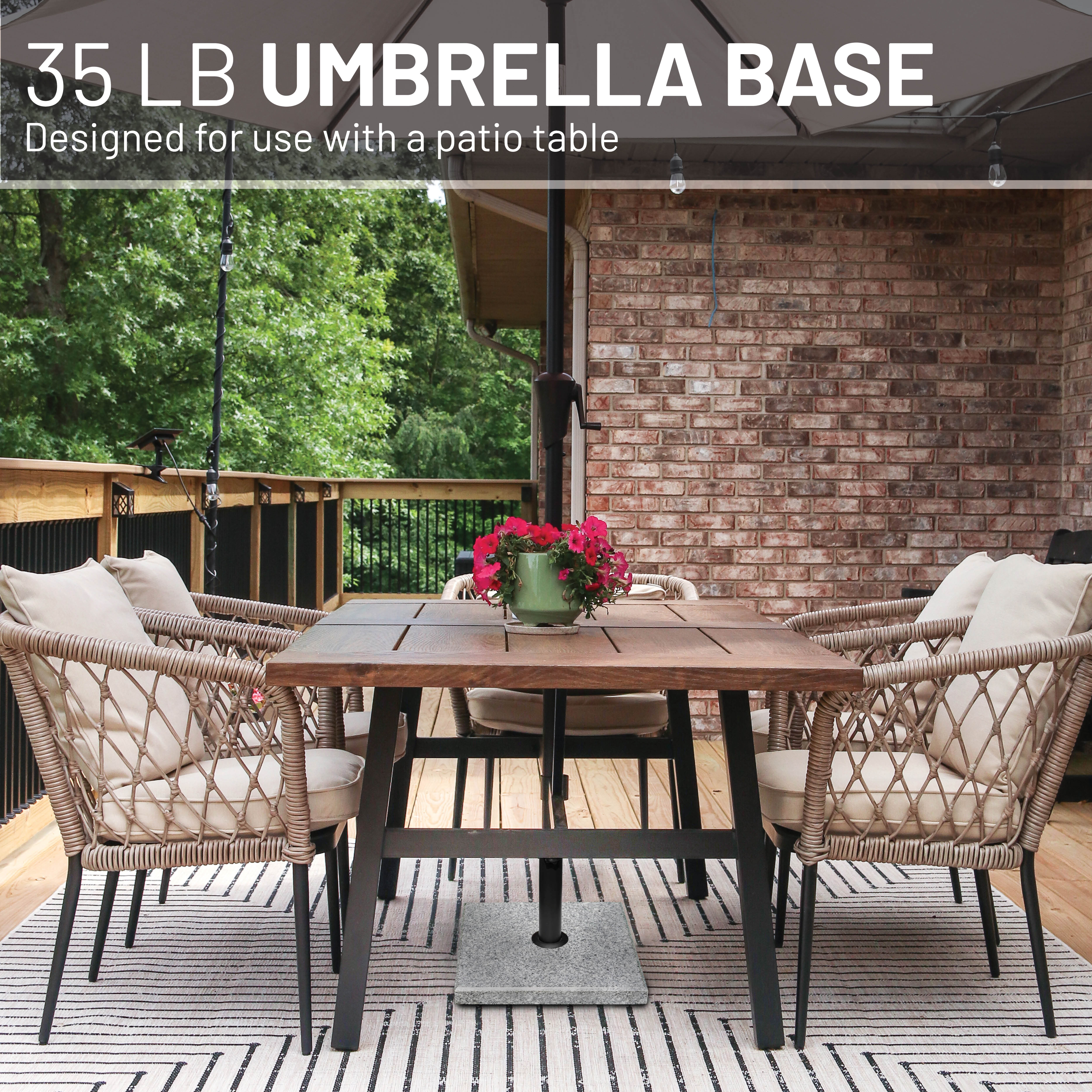 35 lb Granite Umbrella Base