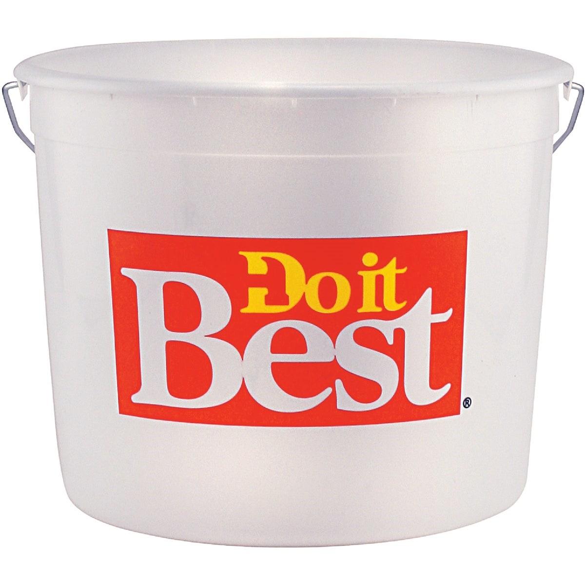 10 Qt. White Polysteel Pail