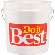 2 Gal. White Plastic Pail
