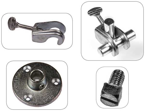 United Scientific® Hook Connector, Aluminum