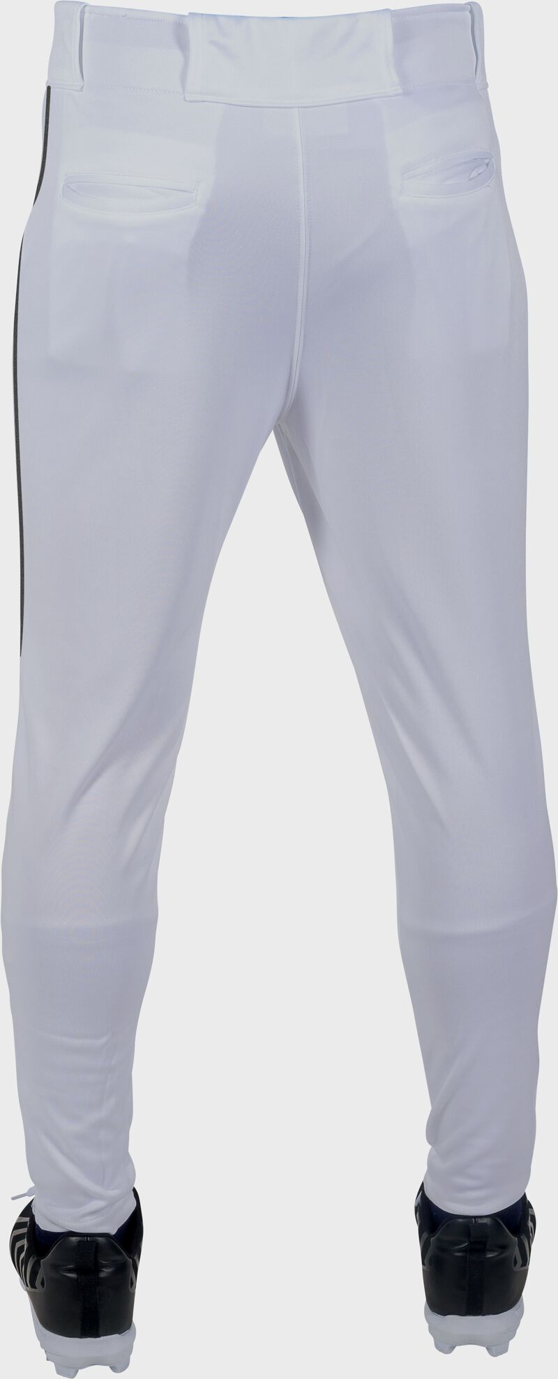 Rawlings Adult Launch Piped Pro Taper Fit Pant  - Medium - White/Black