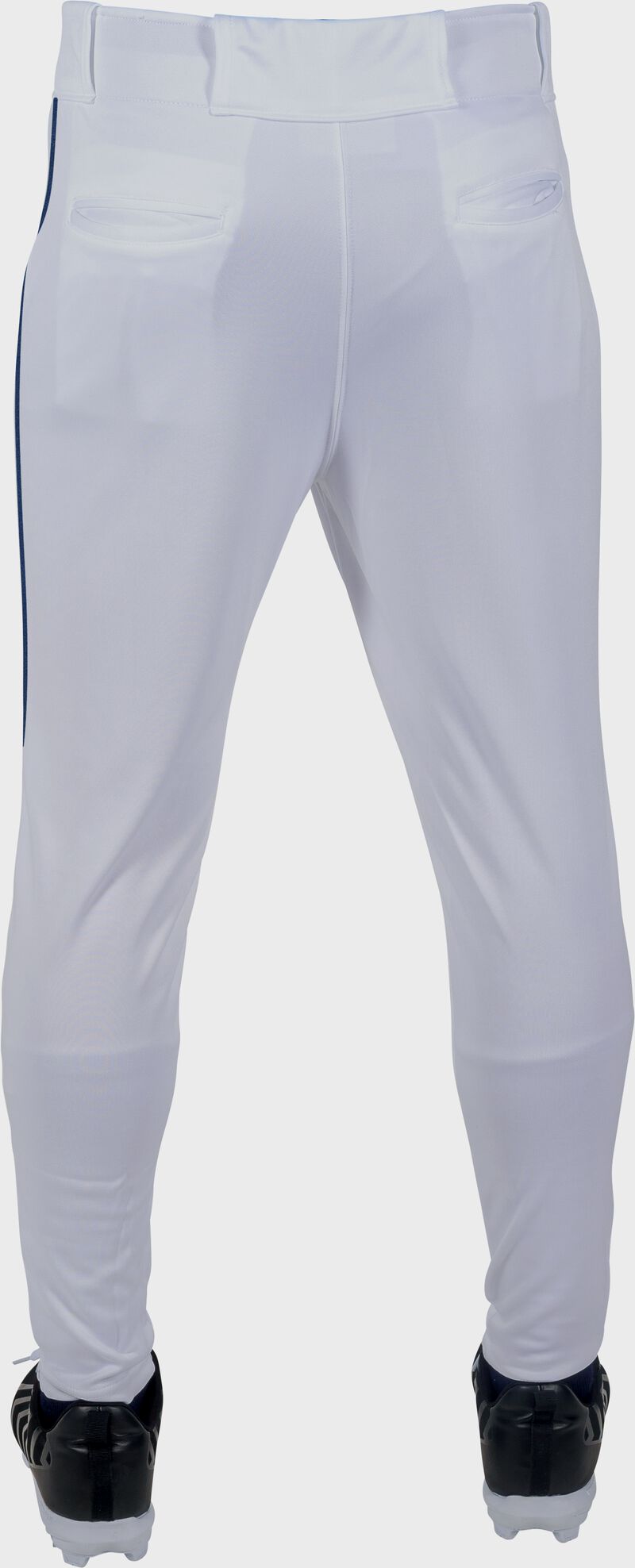 Rawlings Youth Launch Piped Pro Taper Fit Pant  - 2Xl - White/Navy