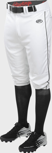 Rawlings Adult Launch Piped Knicker Pant - 2Xl - White/Black