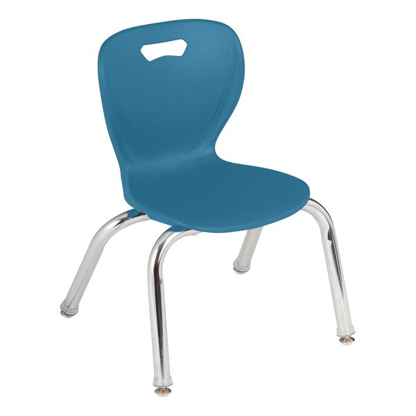 Shapes Series Preschool Chair (12" H)  - Blue Sapphire