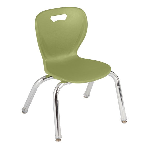 Shapes Series Preschool Chair (12" H)  - Fern Green