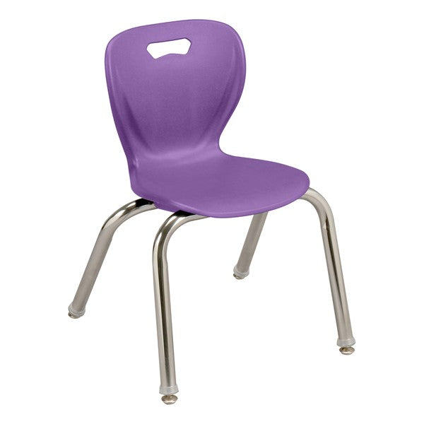 Shapes Series School Chair (14" H)  - Purple