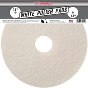 Lundmark 13 In. White 175 to 300 RPM Buffing Pad (5-Pack)