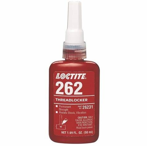 Thread Sealant, 262(TM) Threadlocker, Medium to High Strength 50 ml Bottle