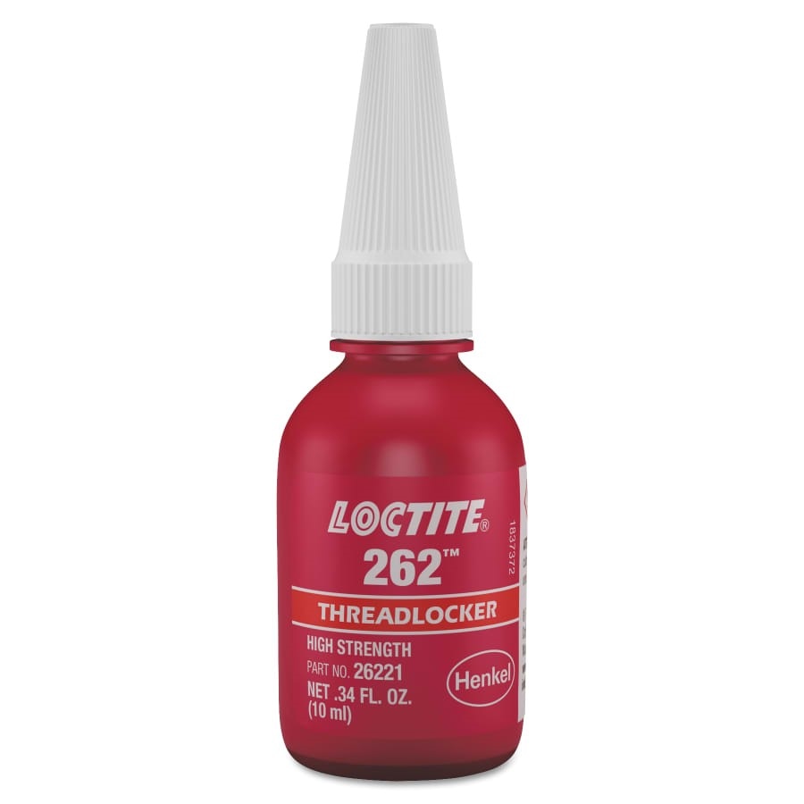 Thread Sealant, 262(TM) Threadlocker, Medium to High Strength 10 ml Bottle #231926