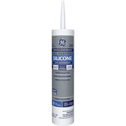 GE All Purpose Silicone 1 Sealant, White, 10.1 Oz.