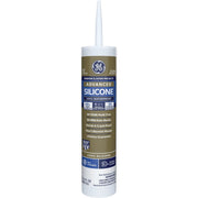 GE Advanced Silicone 2 Window & Door Sealant, Clear, 10.1 Oz.