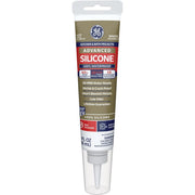 GE Advanced Silicone 2 Kitchen & Bath Sealant - Squeeze, White, 2.8oz