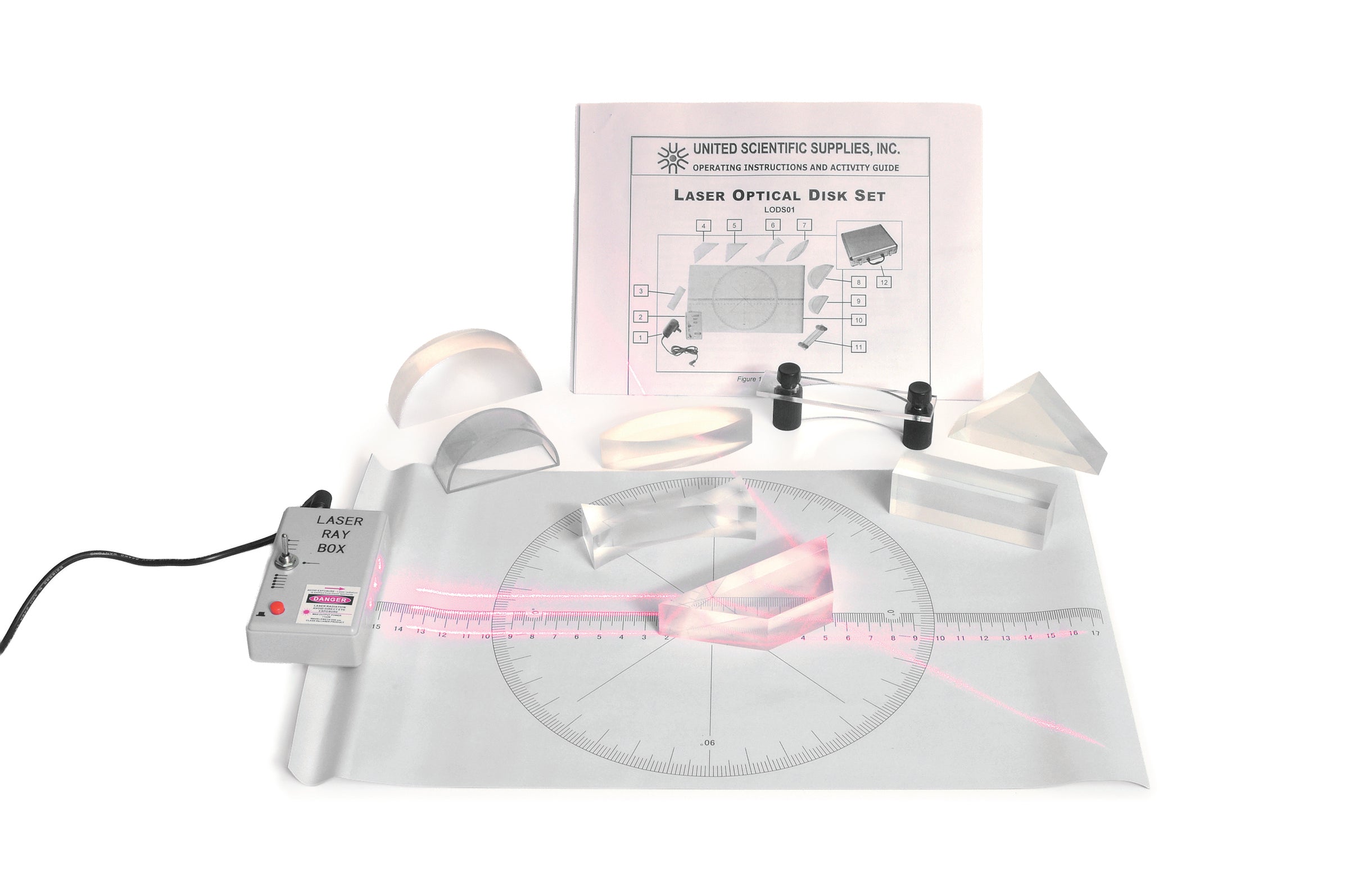 United Scientific® Laser Optical Disk Set