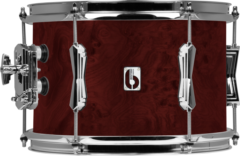 British Drum Co, LON-20-CB-CLR Lounge Series Club 20 Kit, Cardinal Red (12", 14", 20")