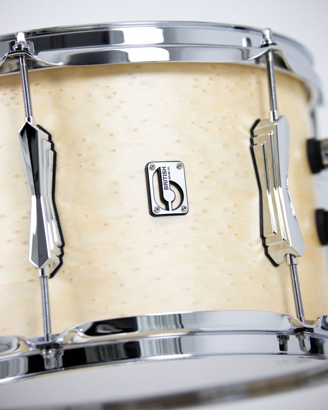 British Drum Co, LON-22-CB-WW Lounge Series Club 22 Kit, Wiltshire White (12", 16", 22")