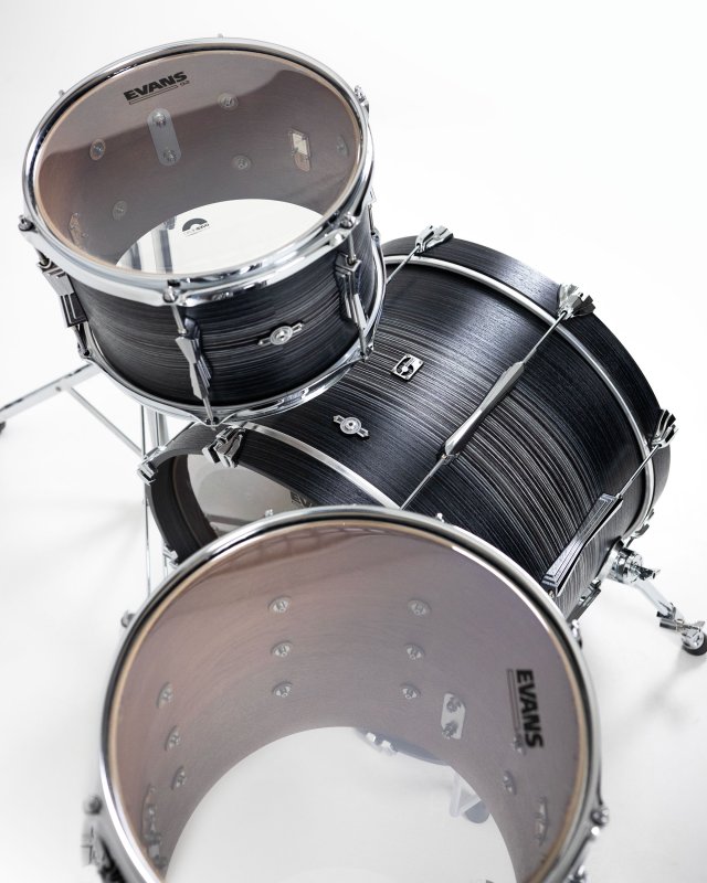 British Drum Co, LON-22-CBUS-CK Lounge Series Club 22 Kit, Carnaby Knight (13", 16", 22")