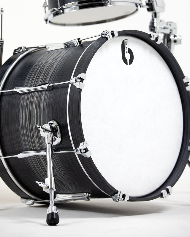 British Drum Co, LON-22-CBUS-CK Lounge Series Club 22 Kit, Carnaby Knight (13", 16", 22")