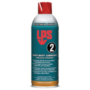LPS 2® Heavy-Duty Lubricant, Style: Aerosol Can, Size: 16 oz - Net 11 oz, For: Locks, precision equipment and electrical devices, Packaging Qty: 1 per each - 12 per case
