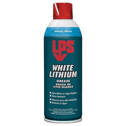 LPS White Lithium Grease w/Teflon, Style: Aerosol can, Size: 16 oz - Net 10 oz, Packaging Qty: 12 cans per case