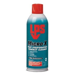 LPS Micro-X Fast Evaporating Contact Cleaner, Size: 11 oz , Packaging Qty: 1 per each - 12 per case