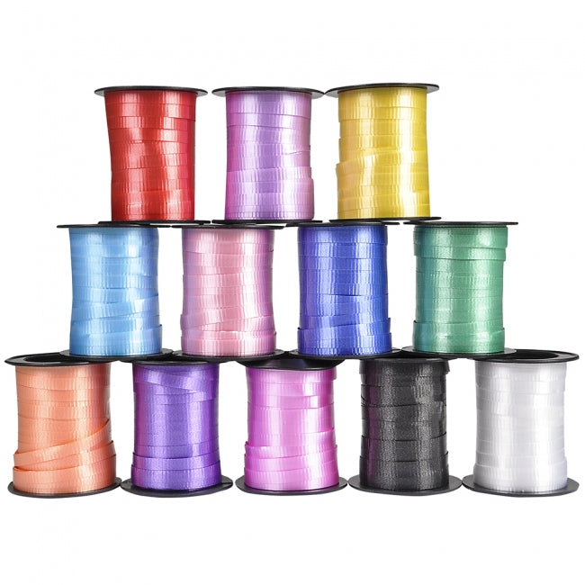 60' Assorted Curling Ribbon 12/pk,Pack of 12