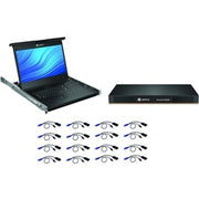 Avocent LRA185KMM16D-G01 Local Rack Access Console with KVM Switch - 18.5 Inches Screen - LED Display - TouchPad - Keyboard - 1U