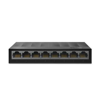 TP-Link Litewave 8 Port Gigabit Ethernet Switch | Desktop Ethernet Splitter | Plastic Case | Unshielded Network Switch | Plug & Play | Fanless Quiet |