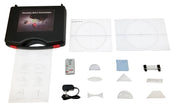 Optical Prism Set with Laser Light in Plastic Case.
