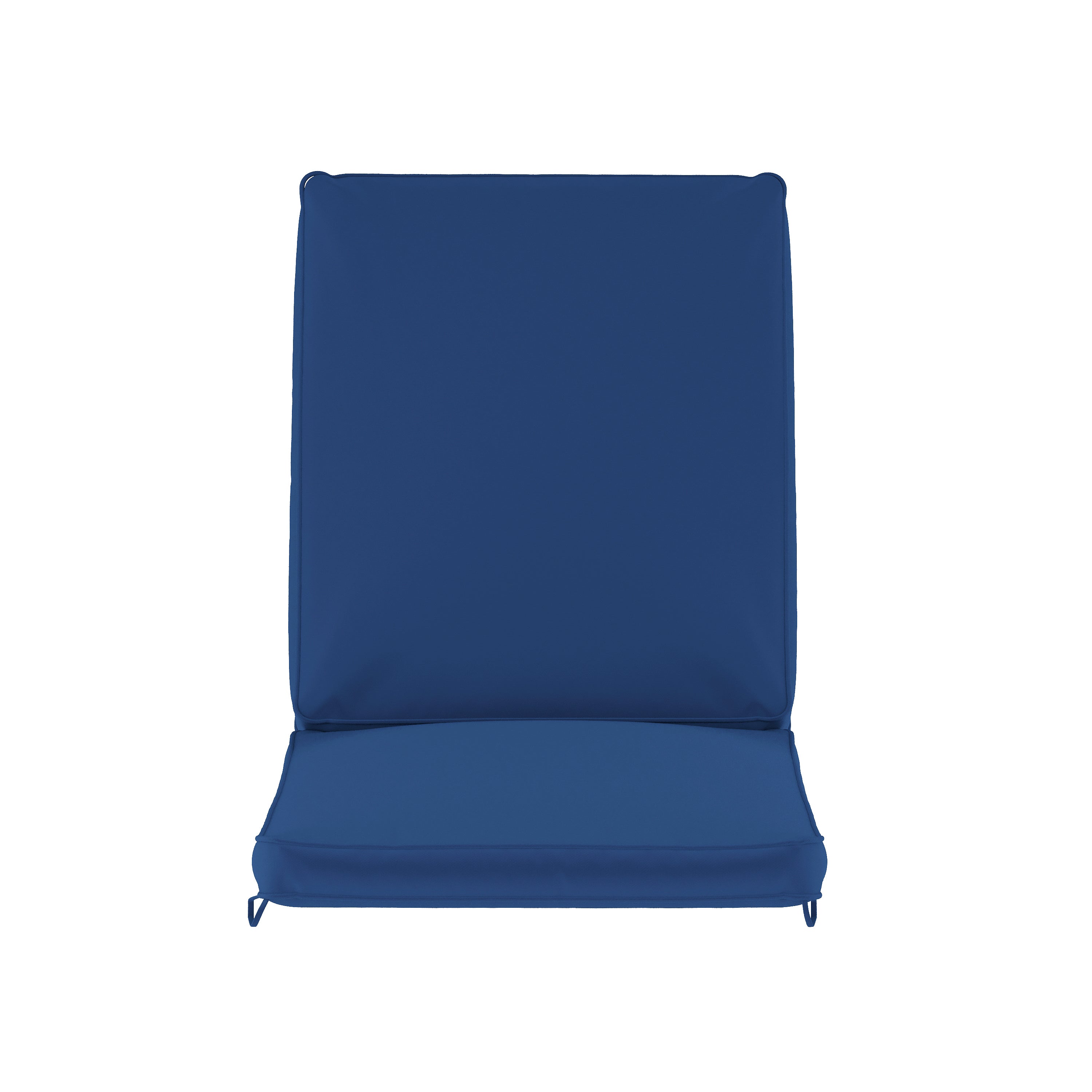 Lyra Commercial Grade Water-Resistant, 72 x 21 x 3 Inch Outdoor Chaise Lounge Patio Cushion, Navy