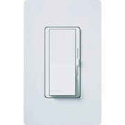 Lutron Diva Incandescent/Halogen/LED/CFL White Slide Dimmer Switch