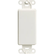 Leviton Decora QuickPort White Blank Wall Plate Insert