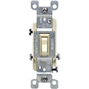 Ivory 15A Grounding Quiet 3-Way Switch