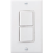 Single Pole White 15A Duplex Switch