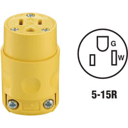 15A 125V 3-Wire 2-Pole Residential Grade Cord Connector
