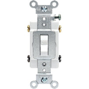 Leviton Toggle White 20A Grounded Quiet Double Pole Switch