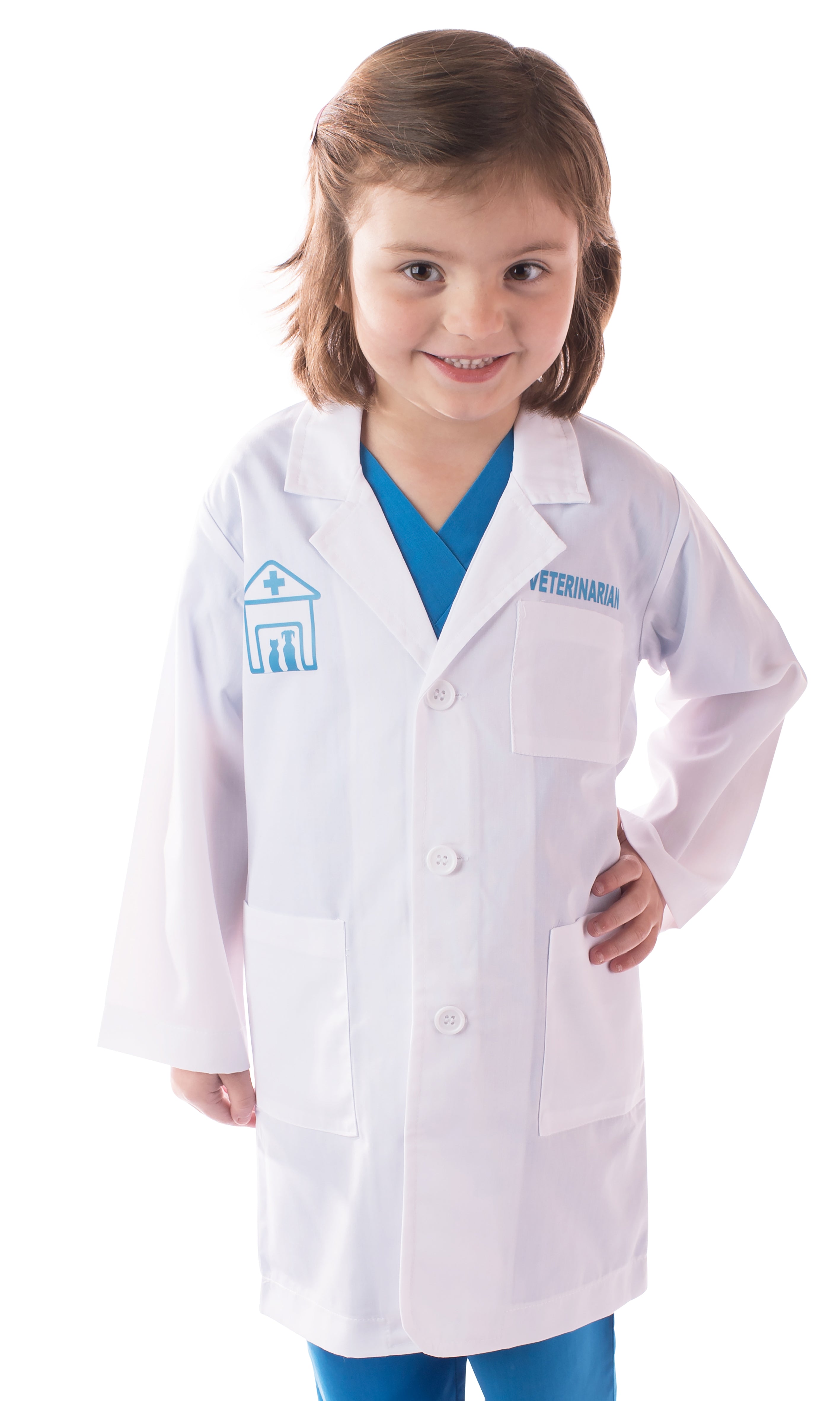 Veterinarian Lab Coat, Size 12/14