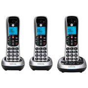 Motorola Expandable Cordless Phone System with Digital Answering System - Black