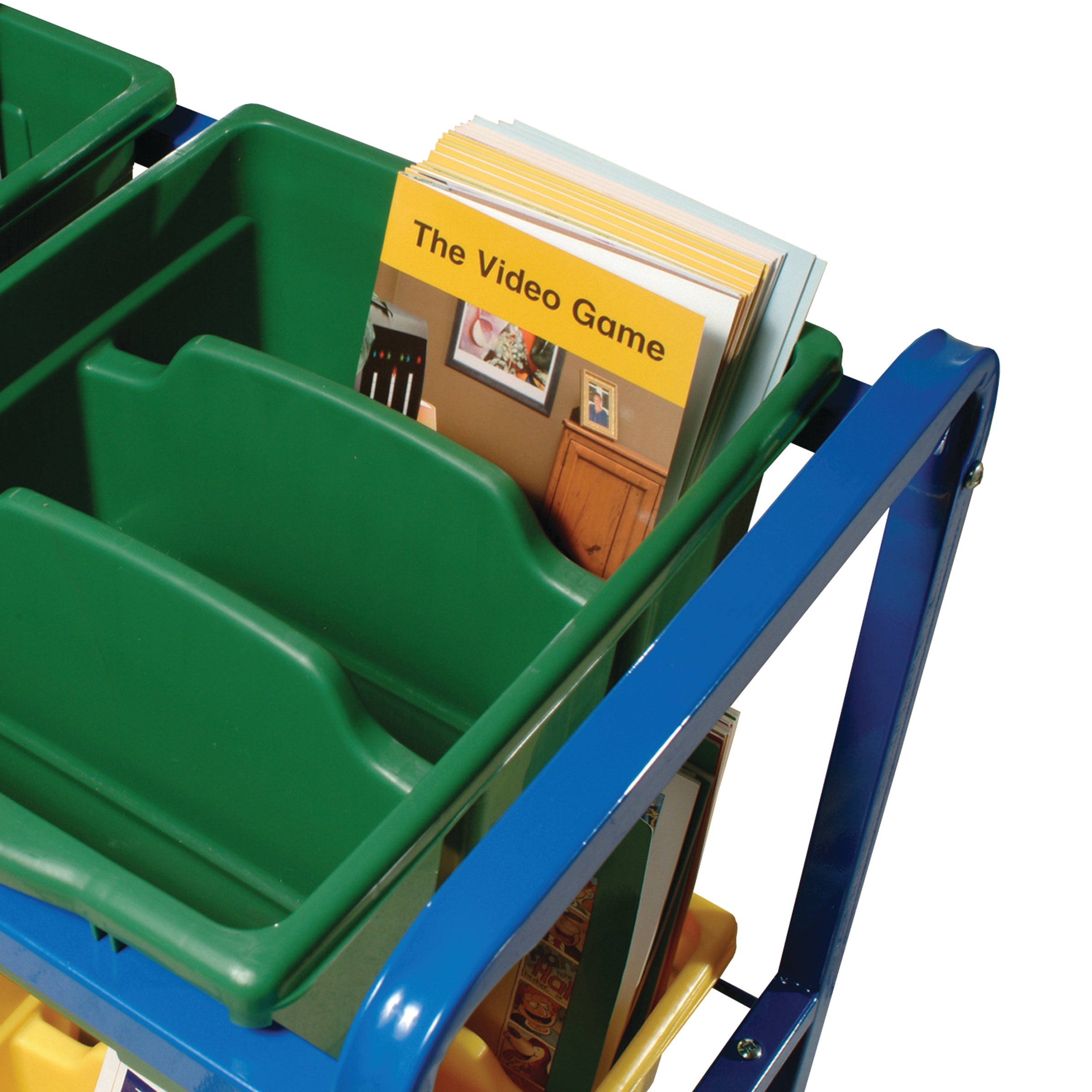 Library on Wheels with Lids