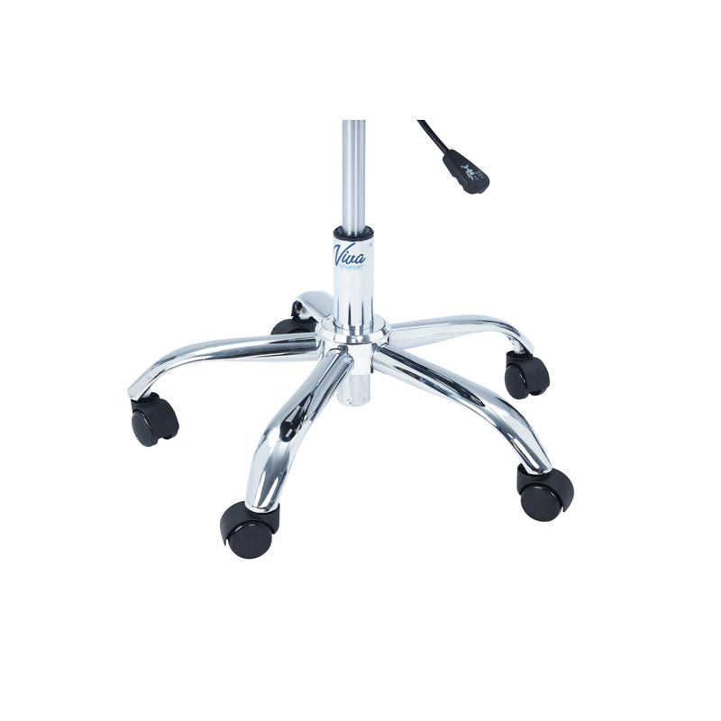 AdirOffice Black Adjustable Height Pneumatic Swivel Work Stool 2 Pack