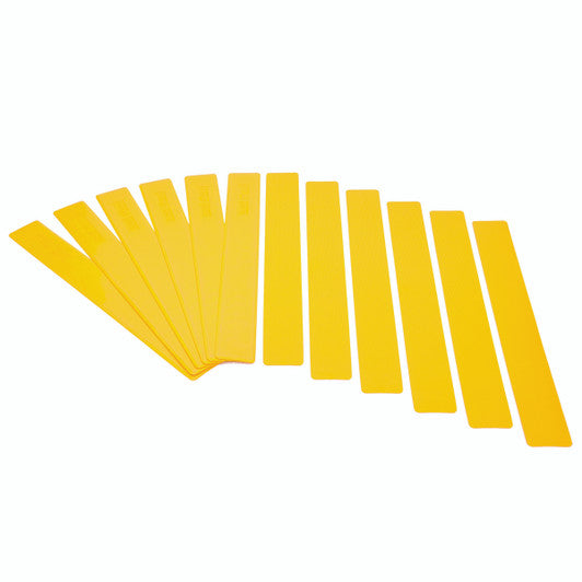 Yellow Long Lines - Set Of 12