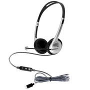 HamiltonBuhl MACH-1 Multimedia USB Type-C Headset - Steel Reinforced Gooseneck Mic and In-Line Volume