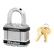 2in (51mm) Wide Commercial Magnum Laminated Steel Padlock with Stainless Steel Body Cover, Keyed Alike