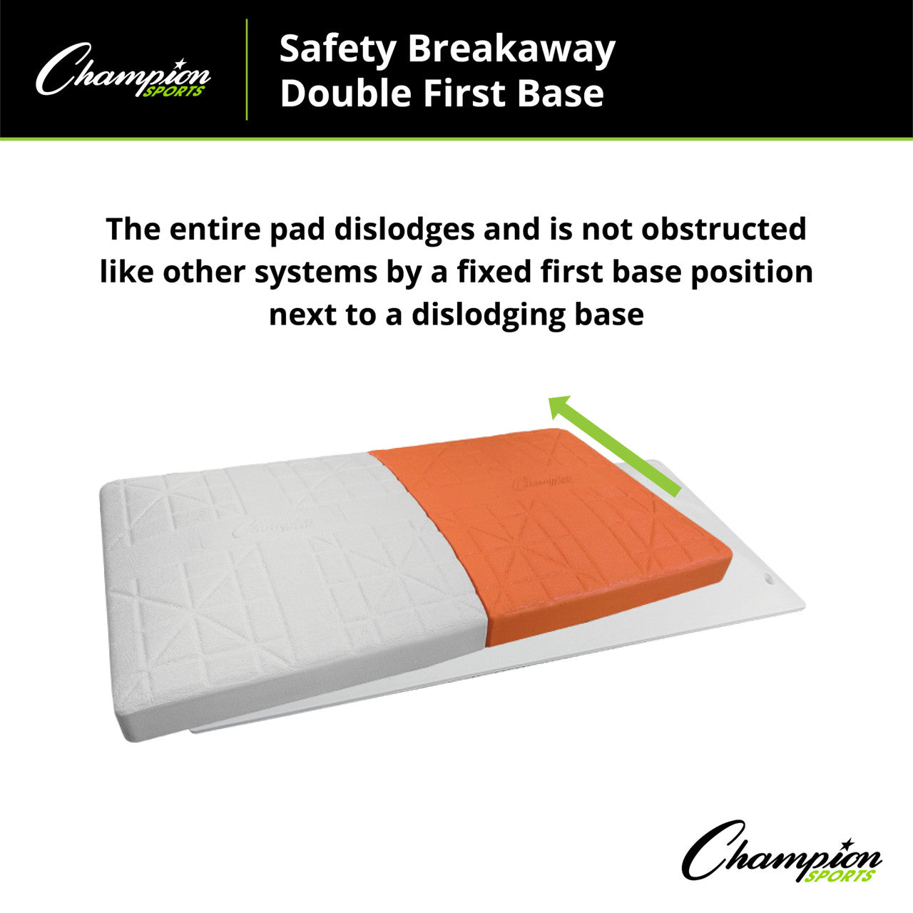 Safety Breakaway Double First Base