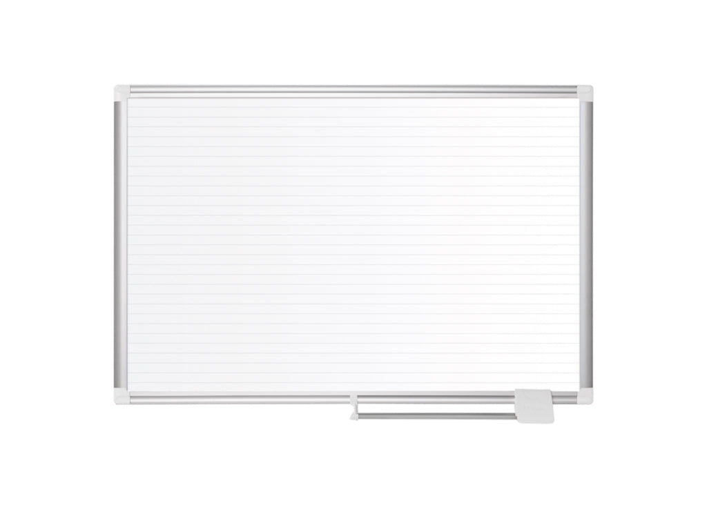 MasterVision  Magnetic Gold Ultra Ruled Planner 48x72", Aluminum Frame