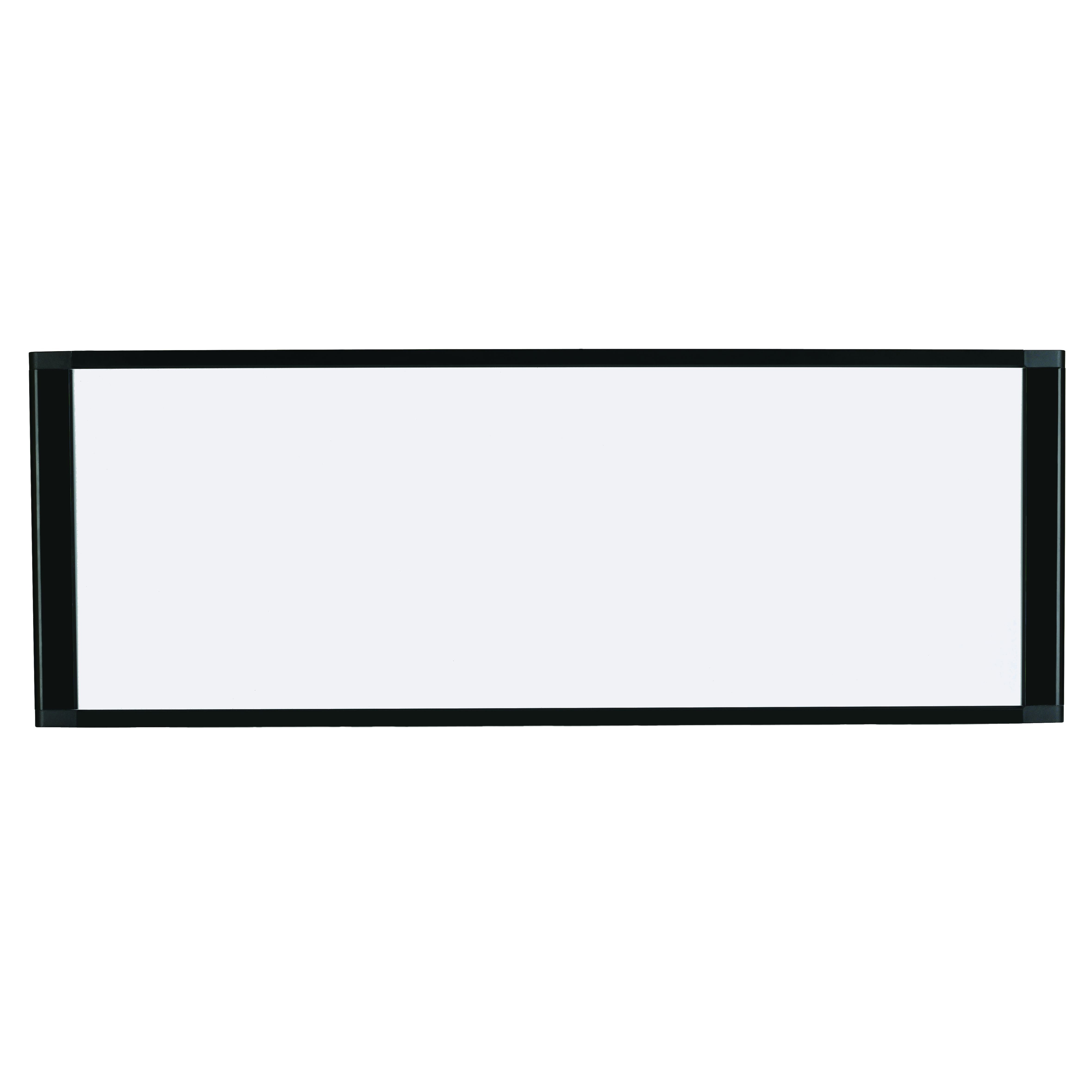 MasterVision Magnetic Gold Ultra Dry Erase Cubicle Board 36x14" Black Aluminum Frame
